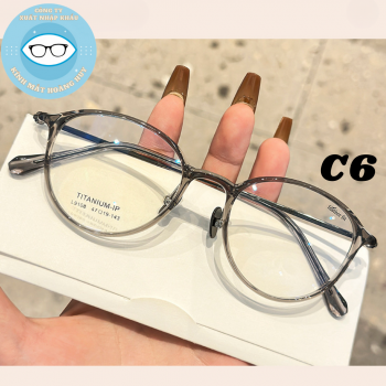 Gọng nhựa càng kính titanium mã 9108